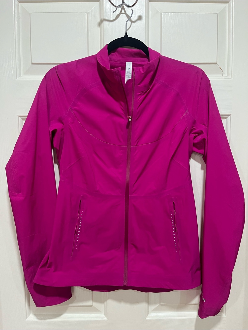 Lululemon Women’s Pink Full Zip Running Jacket size 6